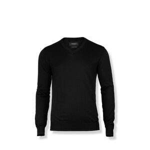 Nimbus Mens Ashbury Knitted V Neck Sweater / Black